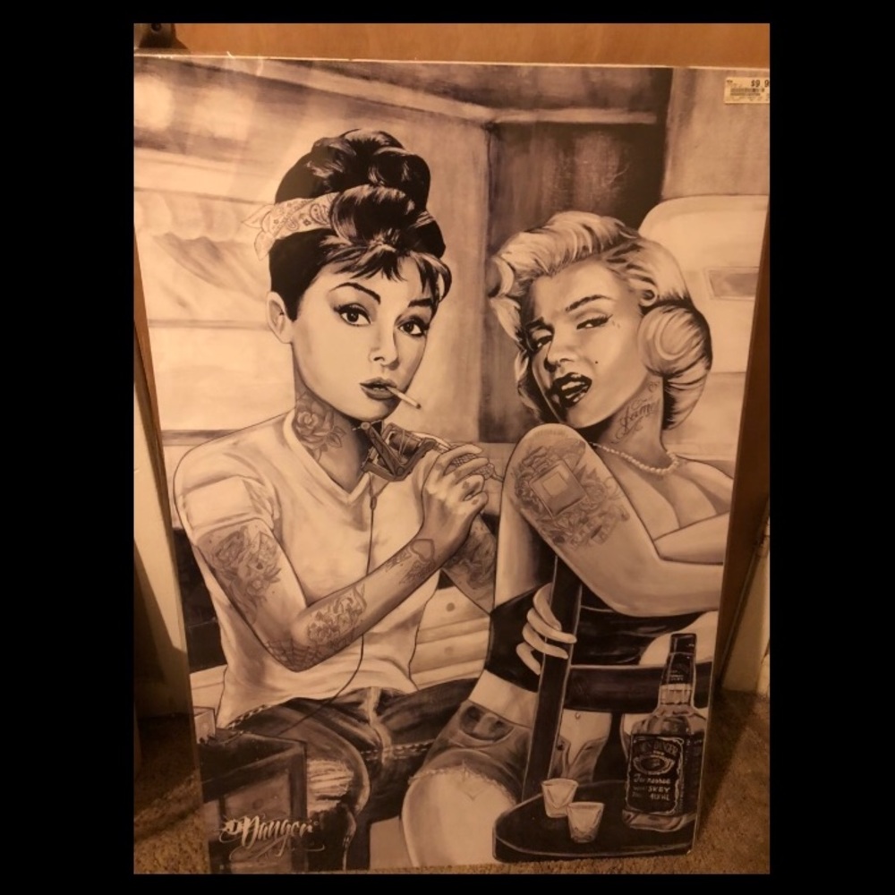 Marilyn Monroe & Audrey Hepburn Poster